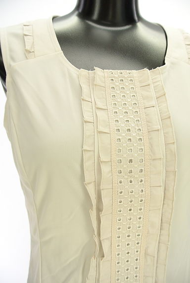 HIROKO BIS（ヒロコビス）の古着「フロントフリルカットソー（カットソー・プルオーバー）」大画像４へ