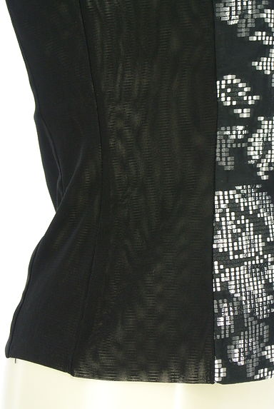 HIROKO BIS（ヒロコビス）の古着「フロント花柄チュールカットソー（カットソー・プルオーバー）」大画像５へ