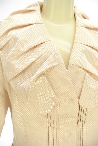 HIROKO BIS（ヒロコビス）の古着「ボリュームカラー光沢ジャケット（ジャケット）」大画像４へ