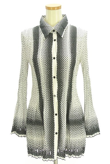 HIROKO BIS（ヒロコビス）の古着「ドットロングブラウス（ブラウス）」大画像１へ