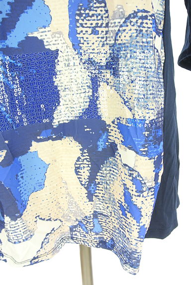 HIROKO BIS（ヒロコビス）の古着「スパンコール付きプリントチュニック（カットソー・プルオーバー）」大画像５へ