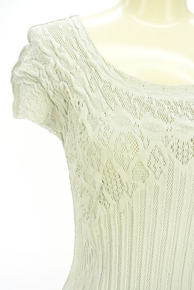 HIROKO BIS（ヒロコビス）の古着「ローゲージニットチュニック（ワンピース・チュニック）」大画像４へ