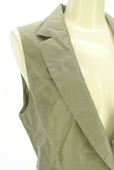 HIROKO BIS（ヒロコビス）の古着「光沢ドロストベスト（ベスト・ジレ）」大画像４へ