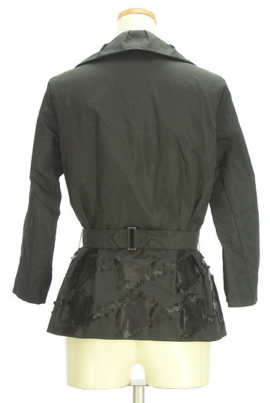 HIROKO BIS（ヒロコビス）の古着「ベルト付きジャガードジャケット（ジャケット）」大画像２へ