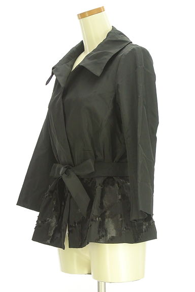 HIROKO BIS（ヒロコビス）の古着「ベルト付きジャガードジャケット（ジャケット）」大画像３へ