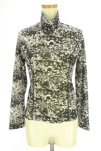 HIROKO BIS（ヒロコビス）の古着「迷彩柄シースルーカットソー（カットソー・プルオーバー）」大画像１へ