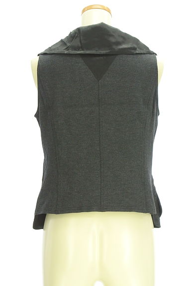 HIROKO BIS（ヒロコビス）の古着「ドロストカラーストレッチベスト（ベスト・ジレ）」大画像２へ