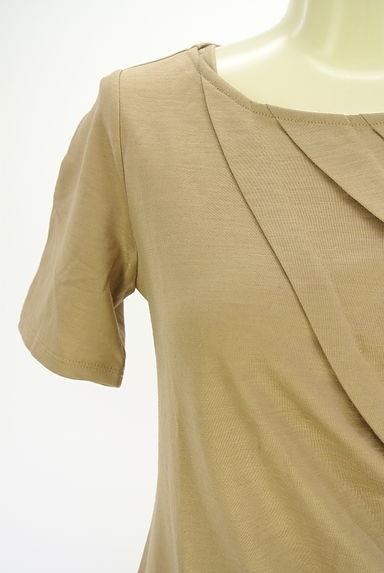 HIROKO BIS（ヒロコビス）の古着「タックドレープリネンカットソー（カットソー・プルオーバー）」大画像４へ