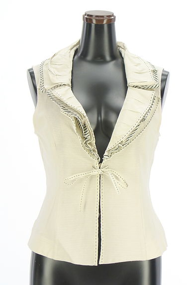 HIROKO BIS（ヒロコビス）の古着「フリル襟ベスト（ベスト・ジレ）」大画像１へ