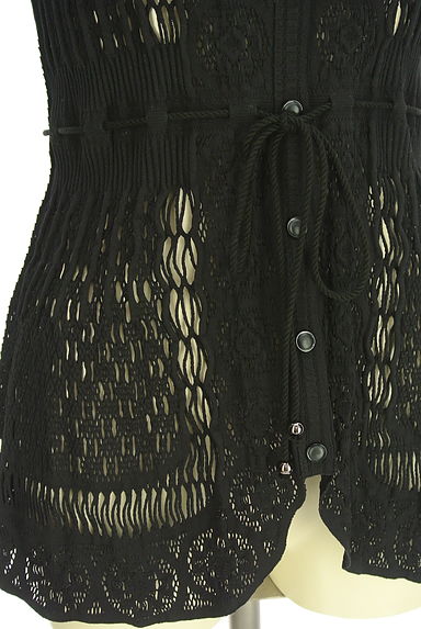 HIROKO BIS（ヒロコビス）の古着「透かし編みニットベスト（ベスト・ジレ）」大画像５へ