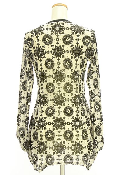 HIROKO BIS（ヒロコビス）の古着「総柄メッシュニットワンピース（ワンピース・チュニック）」大画像２へ