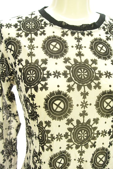 HIROKO BIS（ヒロコビス）の古着「総柄メッシュニットワンピース（ワンピース・チュニック）」大画像４へ