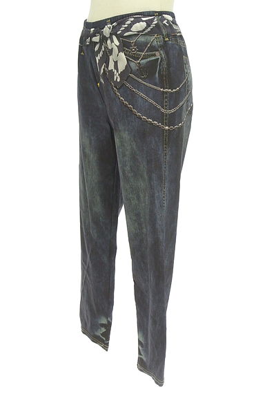 HIROKO BIS（ヒロコビス）の古着「デニム風スキニーパンツ（パンツ）」大画像３へ