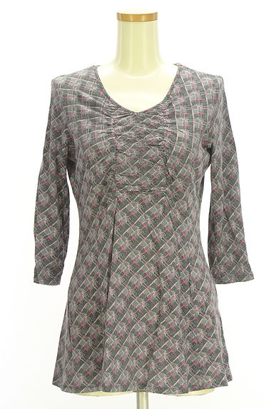 HIROKO BIS（ヒロコビス）の古着「ストレッチチュニック（カットソー・プルオーバー）」大画像１へ