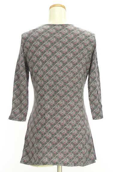 HIROKO BIS（ヒロコビス）の古着「ストレッチチュニック（カットソー・プルオーバー）」大画像２へ