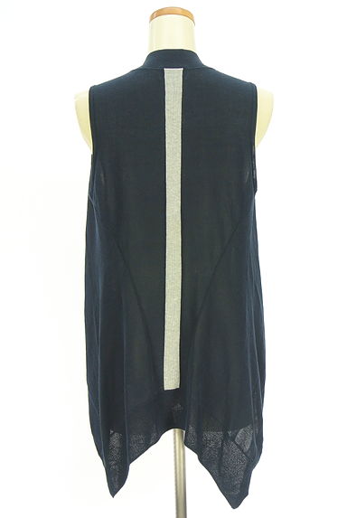 HIROKO KOSHINO（ヒロココシノ）の古着「HIROKO KOSHINO TRUNK シアーニットベスト（カーディガン・ボレロ）」大画像２へ