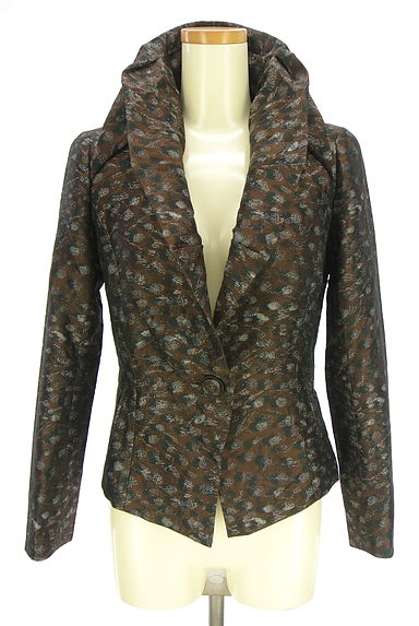 HIROKO KOSHINO（ヒロココシノ）の古着「HIROKO KOSHINO PREMIER ジャガードジャケット（ジャケット）」大画像４へ