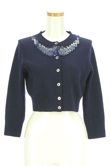 MARC JACOBS（マークジェイコブス）の古着「スパンコール付きニットカーディガン（カーディガン・ボレロ）」大画像１へ