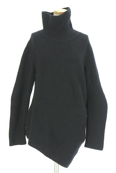 beautiful people（ビューティフルピープル）の古着「アシンメトリータートルネックニットトップス（ニット）」大画像１へ