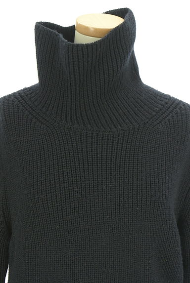 beautiful people（ビューティフルピープル）の古着「アシンメトリータートルネックニットトップス（ニット）」大画像４へ