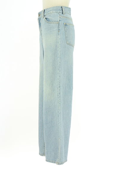 JILLSTUART（ジルスチュアート）の古着「jilliean スリットワイドデニムパンツ（デニムパンツ）」大画像３へ