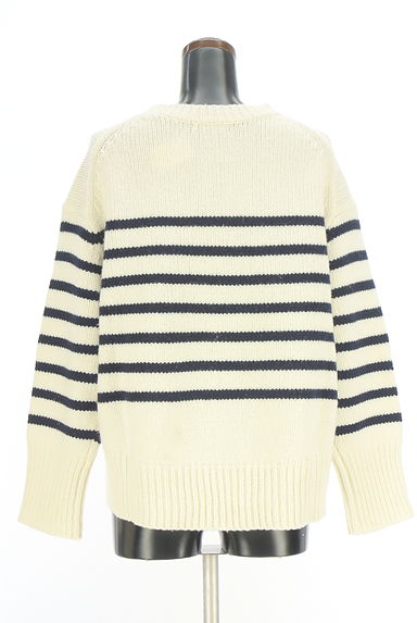 ROPE（ロペ）の古着「パネルボーダー柄ニットトップス（ニット）」大画像２へ