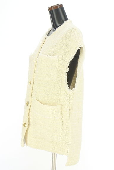 クリックで大画像表示 ROPE(ロペ)の古着「ツイードベスト(ベスト・ジレ)」大画像3へ