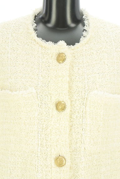 クリックで大画像表示 ROPE(ロペ)の古着「ツイードベスト(ベスト・ジレ)」大画像4へ