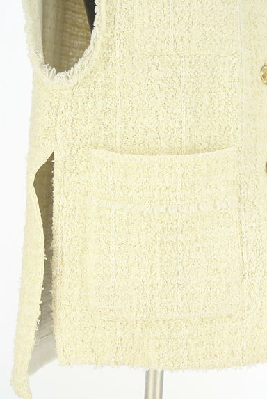 クリックで大画像表示 ROPE(ロペ)の古着「ツイードベスト(ベスト・ジレ)」大画像5へ