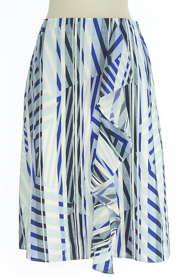 LAUTREAMONT（ロートレアモン）の古着「フロントフリル膝下フレアスカート（スカート）」大画像１へ