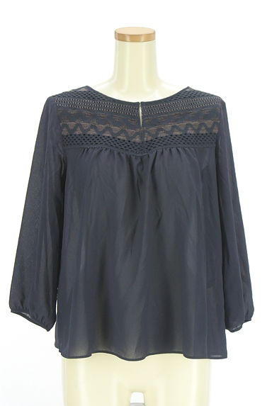LAUTREAMONT（ロートレアモン）の古着「9分袖刺繍ブラウス（カットソー・プルオーバー）」大画像１へ