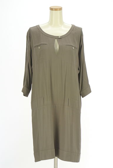 LAUTREAMONT（ロートレアモン）の古着「ドルマン膝丈チュニック（ワンピース・チュニック）」大画像１へ