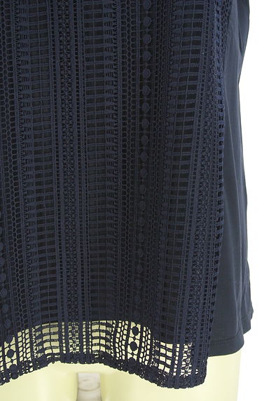 Paul Stuart（ポールスチュアート）の古着「付け衿フロントレースカットソー（カットソー・プルオーバー）」大画像５へ