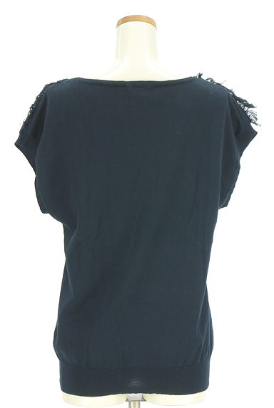 MACKINTOSH PHILOSOPHY（マッキントッシュ フィロソフィー）の古着「フリンジフレンチスリーブニット（ニット）」大画像２へ