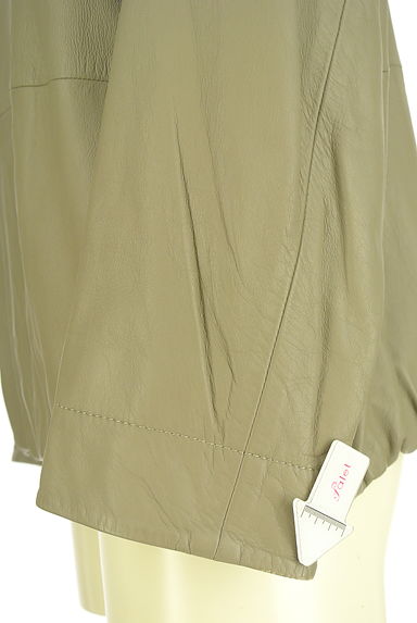 BEARDSLEY（ビアズリー）の古着「裾ゴムレザージャケット（ジャケット）」大画像４へ