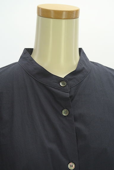 BEARDSLEY（ビアズリー）の古着「レース袖ロングシャツワンピース（ワンピース・チュニック）」大画像４へ