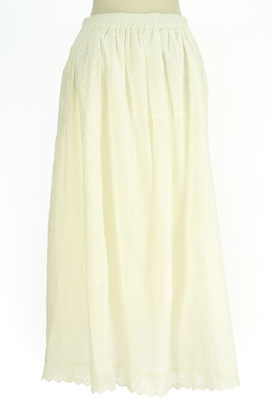 Samansa Mos2（サマンサモスモス）の古着「刺繍パッチワークロングスカート（ロングスカート・マキシスカート）」大画像２へ