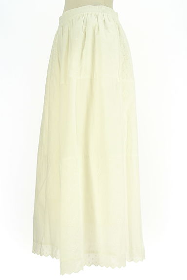 Samansa Mos2（サマンサモスモス）の古着「刺繍パッチワークロングスカート（ロングスカート・マキシスカート）」大画像３へ