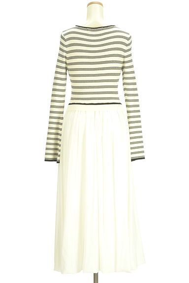 Her lip to（ハーリップトゥ）の古着「別地切替ワンピース（ワンピース・チュニック）」大画像２へ