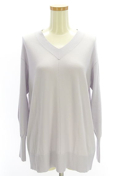 LAUTREAMONT（ロートレアモン）の古着「ミドル丈Vネックニット（ニット）」大画像１へ