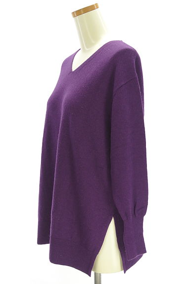 LAUTREAMONT（ロートレアモン）の古着「カシミヤ混Vネックニット（ニット）」大画像３へ