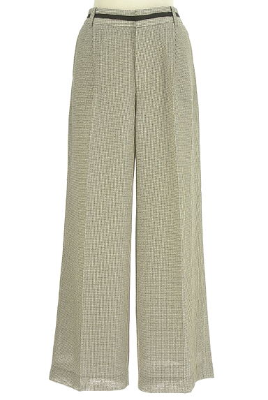 LAUTREAMONT（ロートレアモン）の古着「チェック柄織スラックスパンツ（パンツ）」大画像１へ