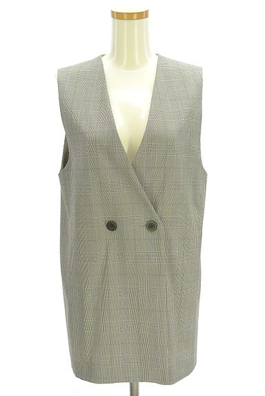 LAUTREAMONT（ロートレアモン）の古着「グレンチェック柄ベスト（ベスト・ジレ）」大画像１へ