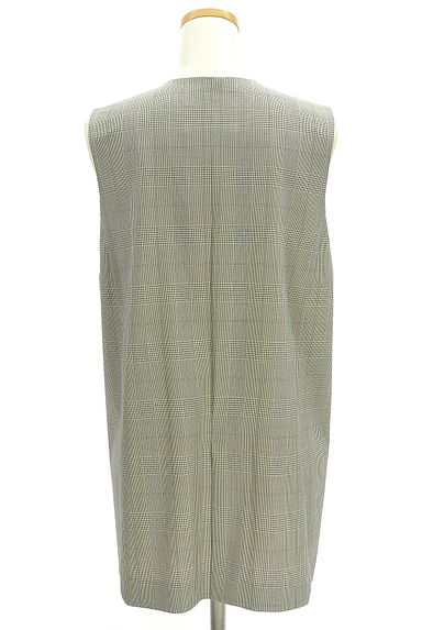 LAUTREAMONT（ロートレアモン）の古着「グレンチェック柄ベスト（ベスト・ジレ）」大画像２へ