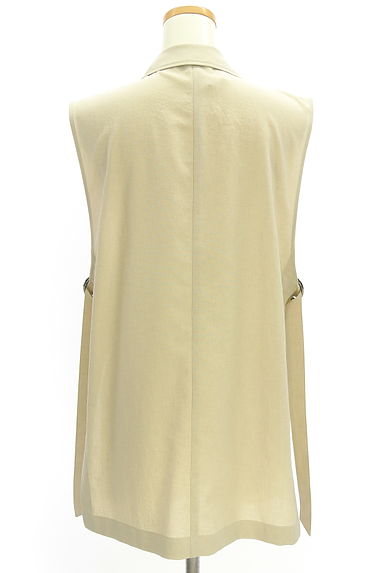 LAUTREAMONT（ロートレアモン）の古着「リネンライクテーラードベスト（ベスト・ジレ）」大画像２へ