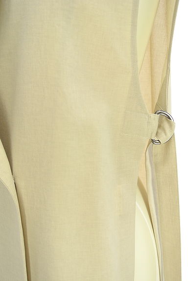 LAUTREAMONT（ロートレアモン）の古着「リネンライクテーラードベスト（ベスト・ジレ）」大画像５へ