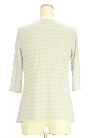 クリックで大画像表示 7-ID concept(セブンアイディーコンセプト)の古着「レイヤード風ラメボーダーカットソー(カットソー・プルオーバー)」大画像2へ