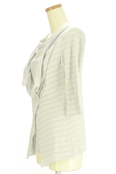 クリックで大画像表示 7-ID concept(セブンアイディーコンセプト)の古着「レイヤード風ラメボーダーカットソー(カットソー・プルオーバー)」大画像3へ