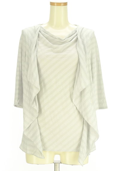 クリックで大画像表示 7-ID concept(セブンアイディーコンセプト)の古着「レイヤード風ラメボーダーカットソー(カットソー・プルオーバー)」大画像4へ