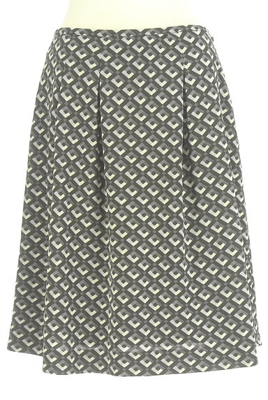 7-ID concept（セブンアイディーコンセプト）の古着「幾何学柄膝丈タックスカート（スカート）」大画像１へ